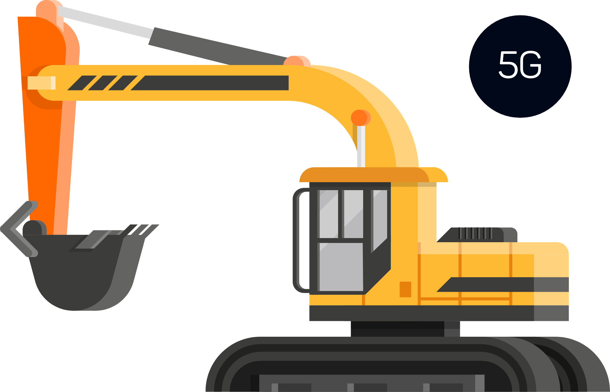 How are you preparing your usage data for your future 5G pricing model? Icon 5G crane