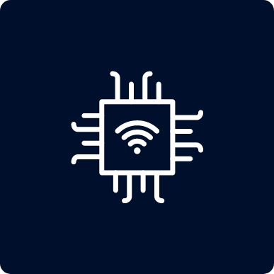 The challenges of 5G and IoT Icons connected