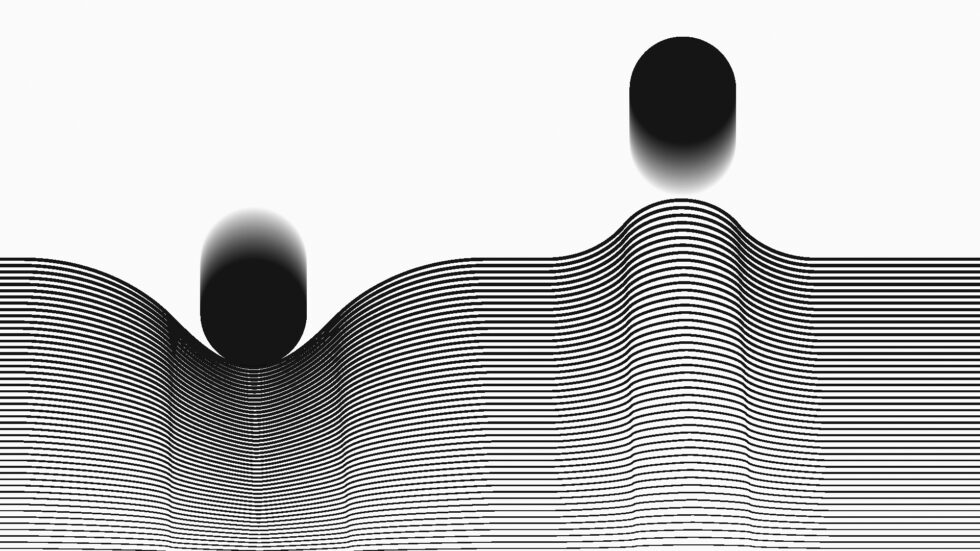 Abstract line design representing the dynamic nature of consumption in consumption-based pricing.
