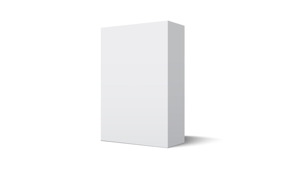 White-label SaaS represented by an unlabled white box.