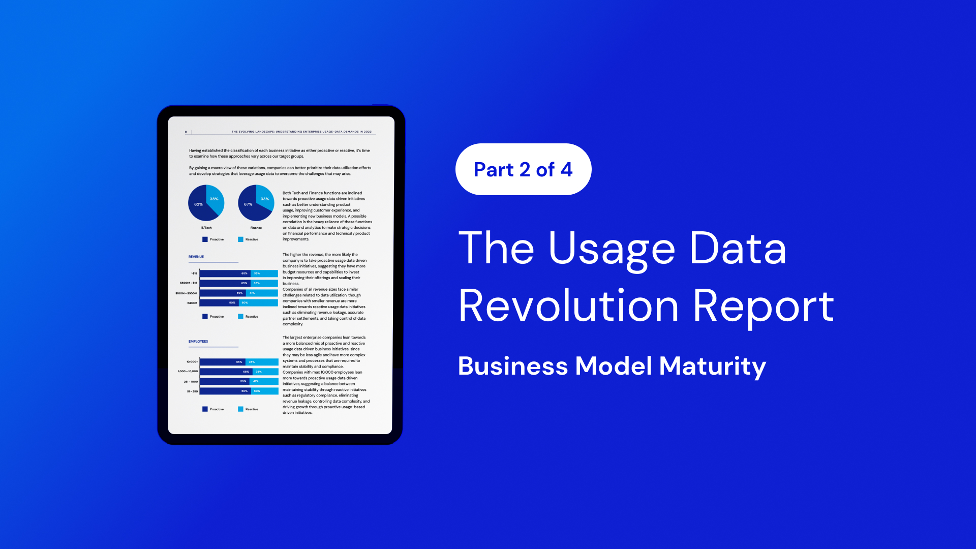 The Usage Data Revolution Report, Part 2 of 4: Business Model Maturity