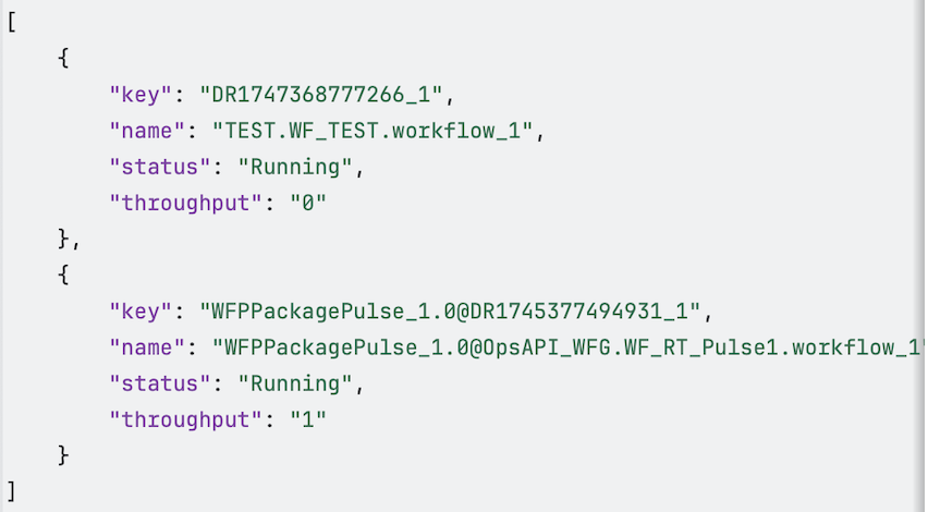 REST Interface for Execution Contexts